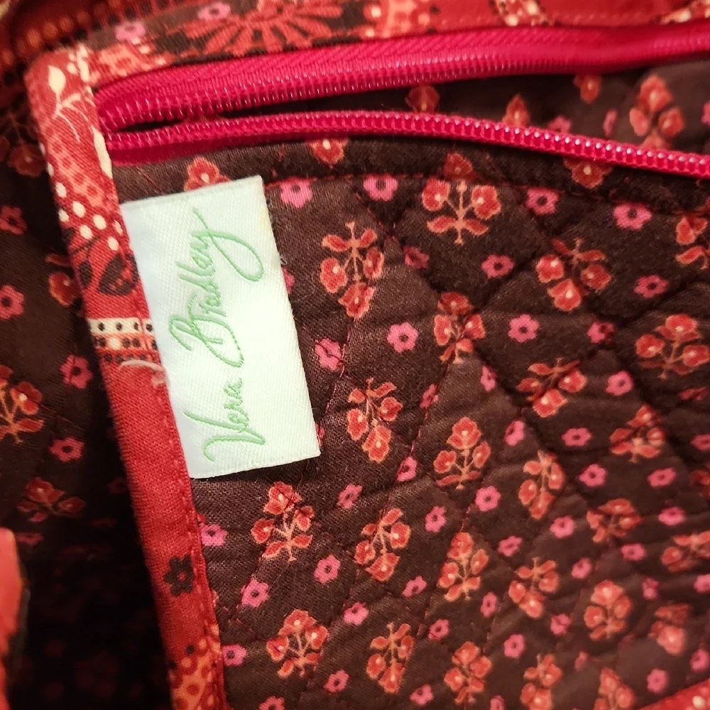 Paisley Red Tote Bag - Picture 2 of 7